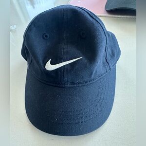 Toddler Navy Blue Hat with White Logo